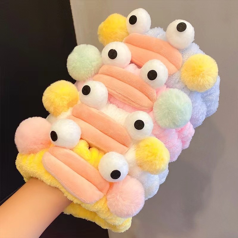 New Korean Style Cartoon Cute Sausage Mouth Funny Face Wash Headband Ins Internet Celebrity Female Face Wash Headband Headband