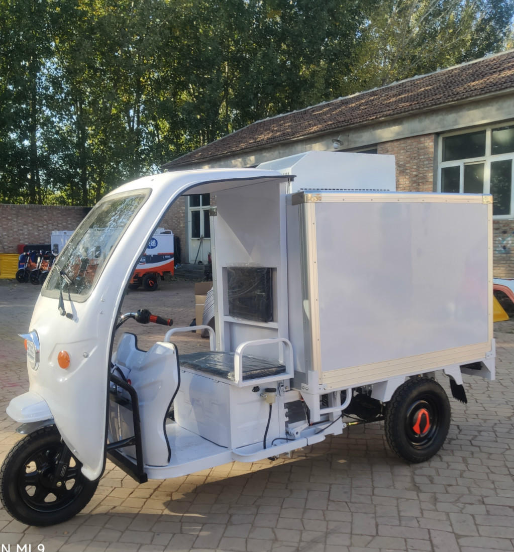 厂家现货 电动冷藏保温车 电动三轮制冷车 箱式快递配送保鲜车