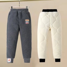 女童棉裤2023新款冬季外穿洋气一条过冬裤中大童三层加厚保暖裤子