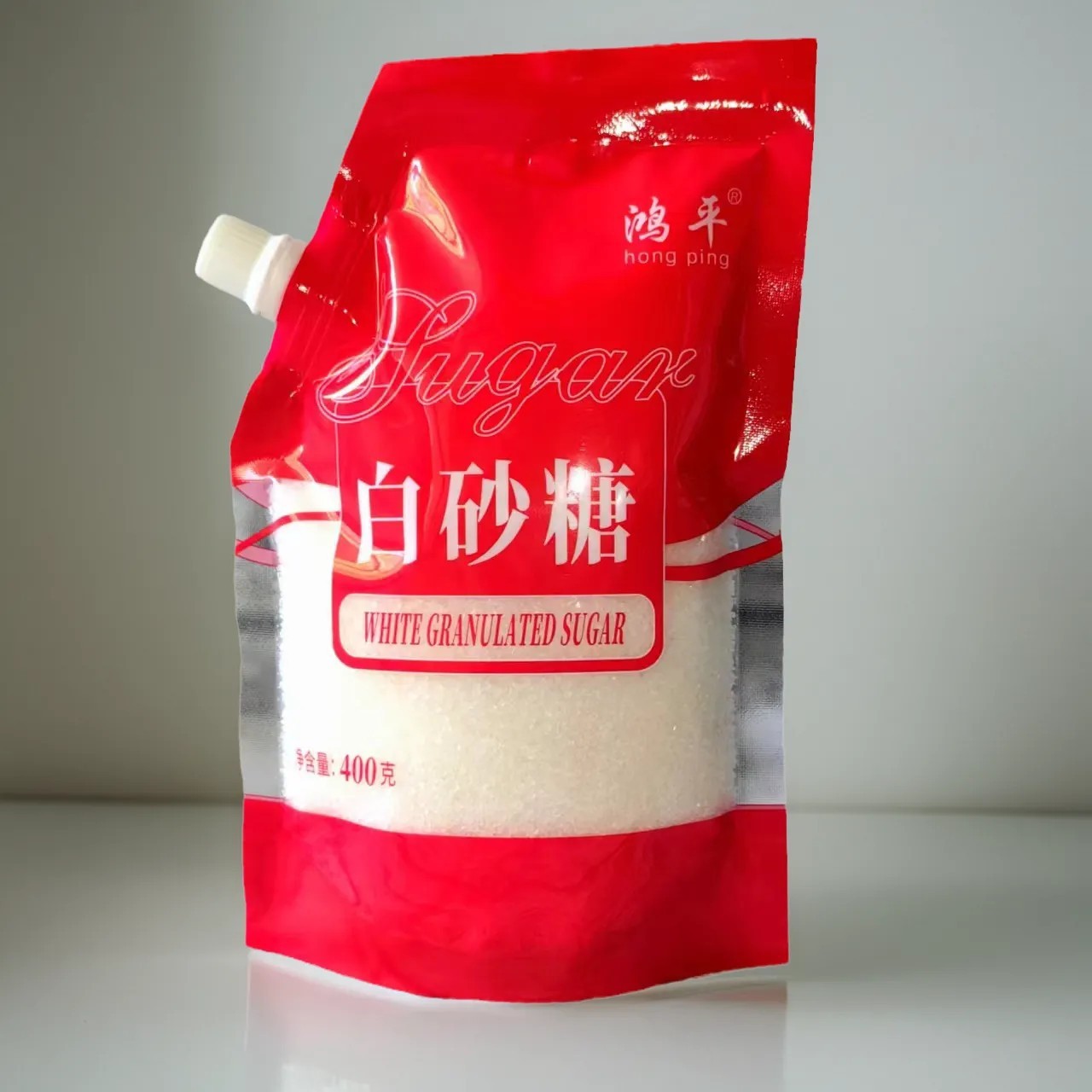 白砂糖食用白糖400克袋装小包装糖包白沙糖细砂糖甘蔗糖