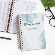 fitness journal exercise food work out weekly daily planner