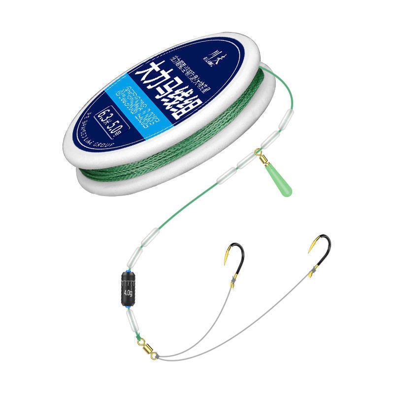 线组全套成品绑好的大力马主线鱼线pe套装套防咬巨物大物pe速卖通