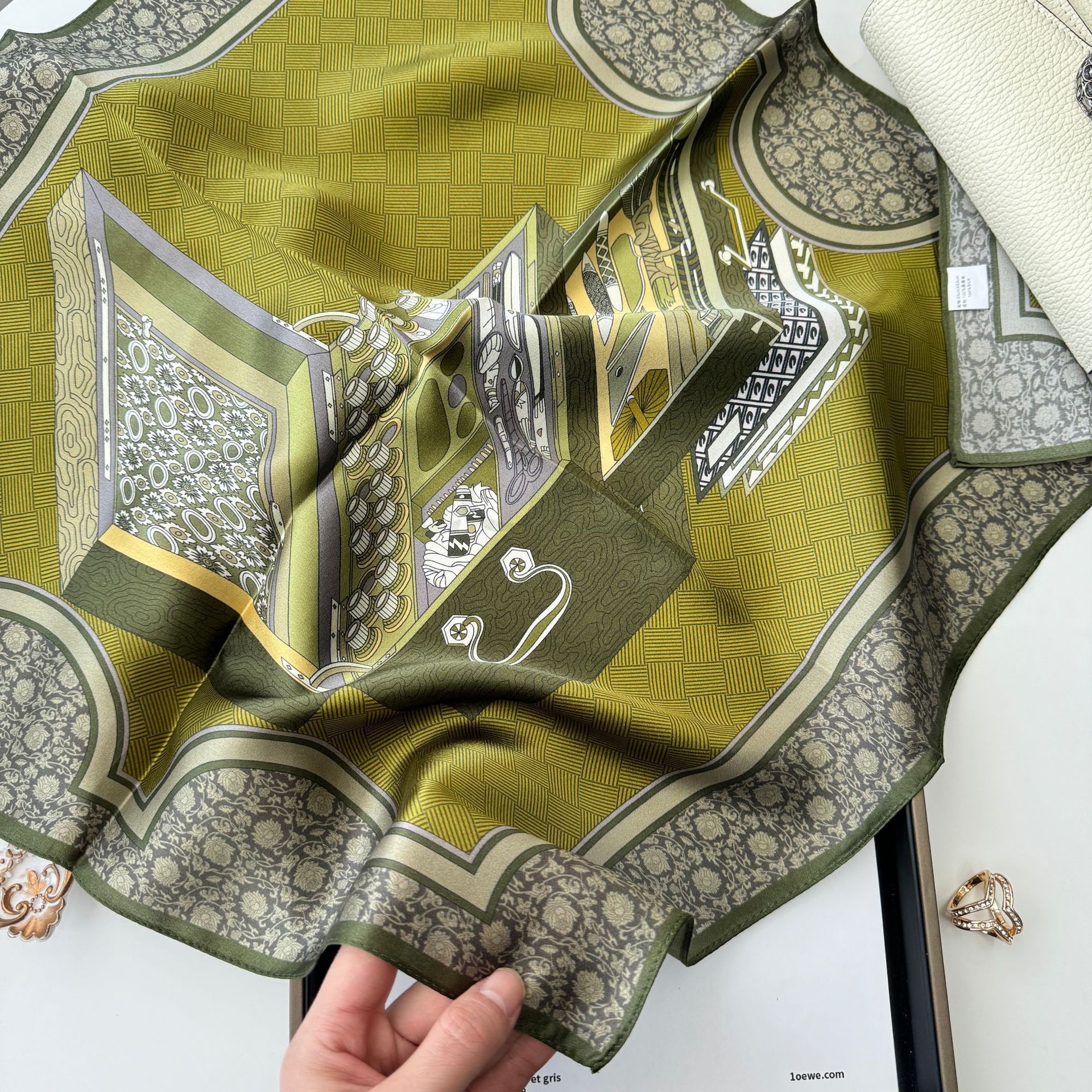 小清新丝巾53小方巾女100%桑蚕丝衬衫领巾真丝围巾夏季薄款护脖子