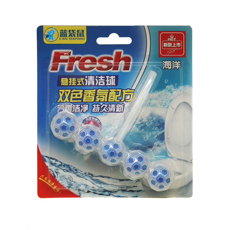 5-Ball Toilet Cleaning Ball Cleaner Hanging Toilet Deodorant Deodorant Toilet Cleaner Ball Spirit Toilet Detergent Manufacturer
