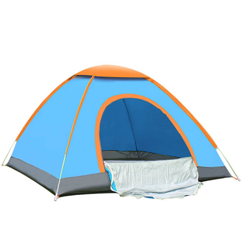 Hand Throw Two Speed Per Second Open Automatic Tent Double Single Door Throw Tent 1-3 People Outdoor Camping Put Aside Automatic Tent