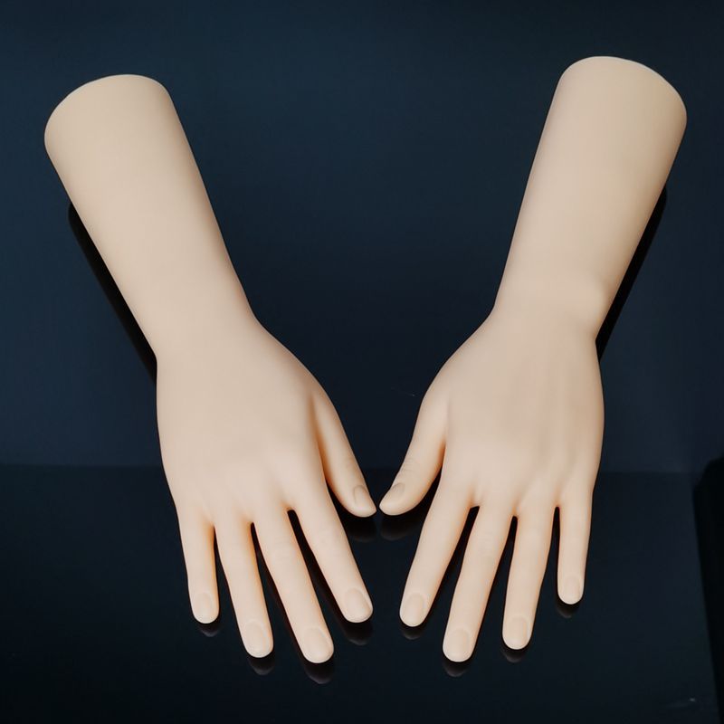 塑料仿真女手模型pvc肤色女手长款 手套手模戒指手链饰品展示假手