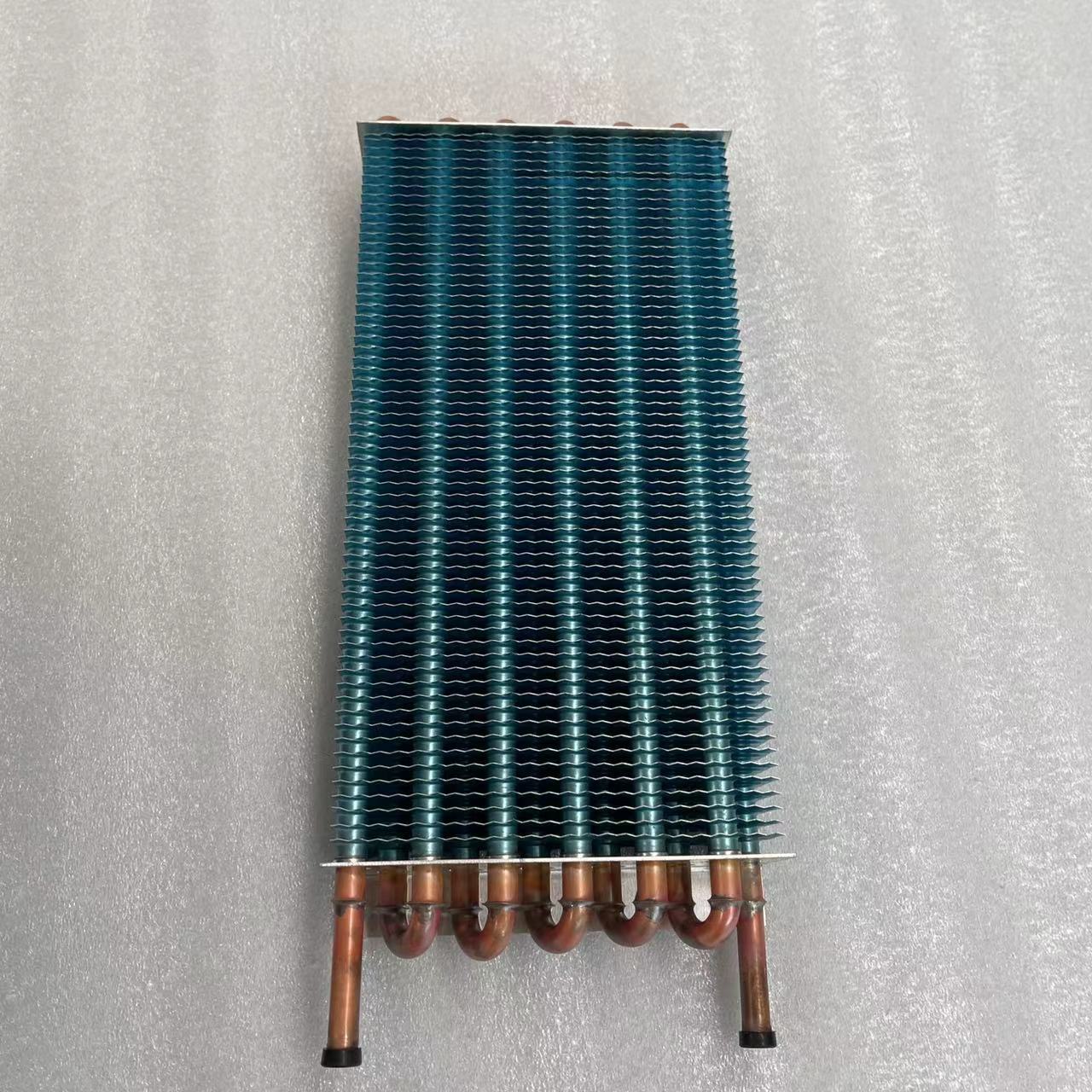 小型冷凝器 不带壳散热器 工业空调新风机组蒸发器 铜管铝翅片