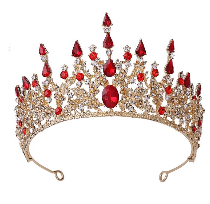 欧美外贸热卖水钻结婚头冠 奢华水晶新娘女皇大皇冠 婚纱配饰发饰