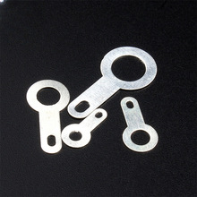 单头焊片铜镀银线耳垫圈圆形环形焊接端子铜接线片铜垫片M2.2-6.2