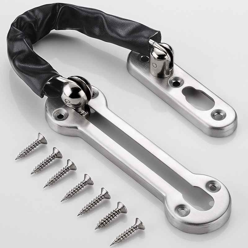 不锈钢防盗链门栓