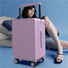 中置宽拉杆箱大容量商务行李箱防水万象轮高颜值旅行箱