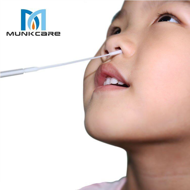 清库存实验室鼻腔咽拭子dna基因采样棉签聚氨酯海绵拭子套管组装