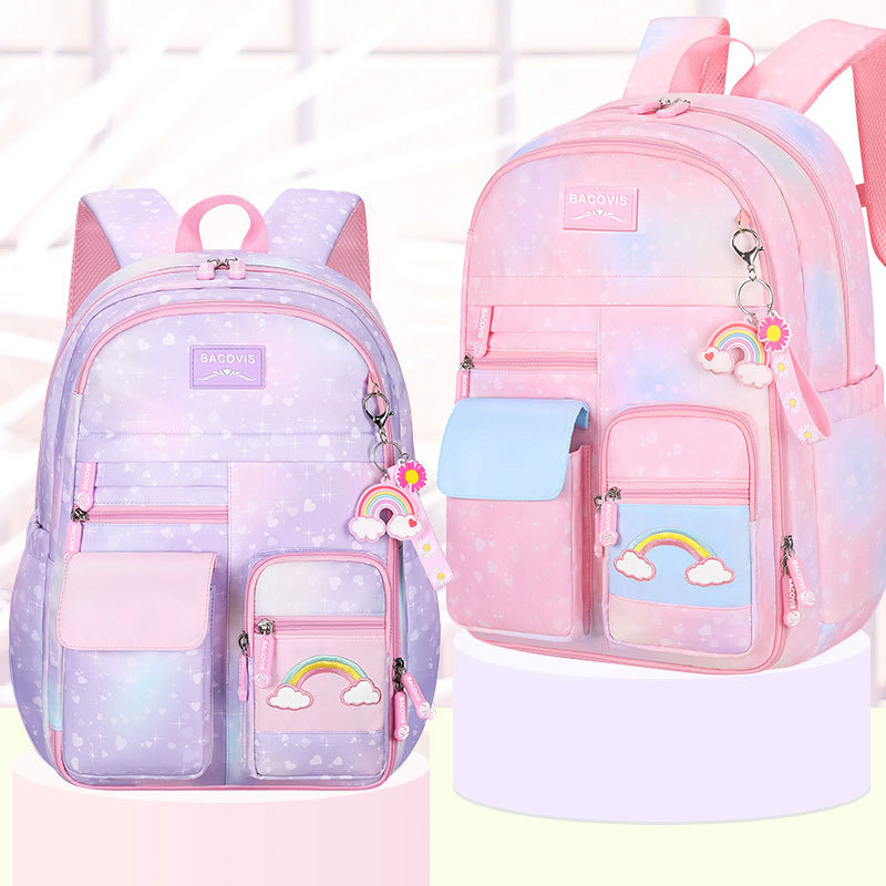 Cross-Border Boys‘ Lightweight Boys‘ and Girls‘ First Grade Cute Backpack Girls‘ Children Primary School Schoolbag Wholesale