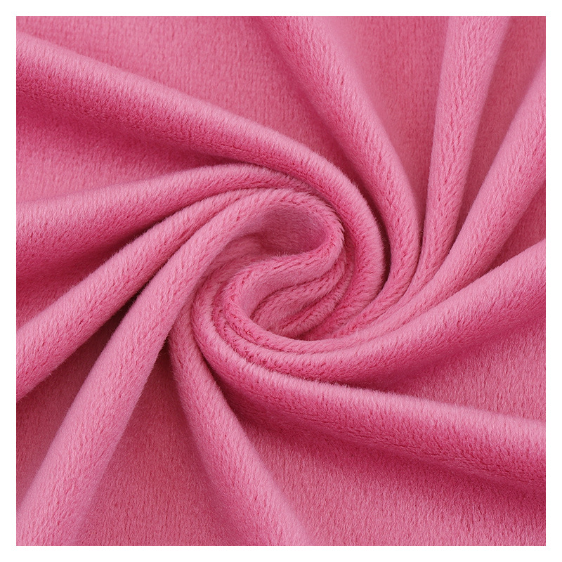 190G Imitation Super Soft Inner Fabric Polyester Knitted Synthetic Flannel Fabric Composite Sweater Suit Fabric