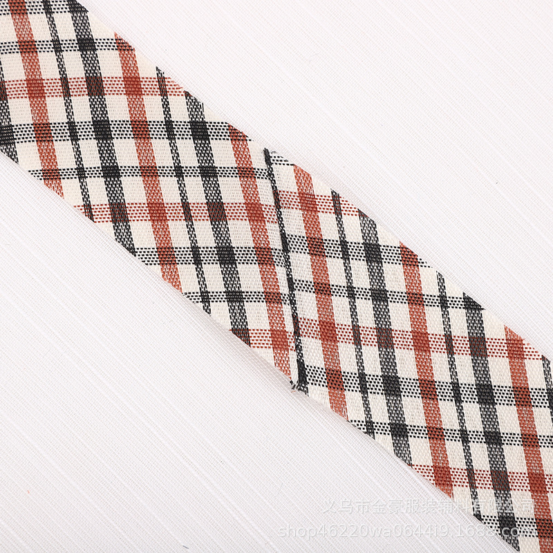 黑白格子包边条厂家批发 裤子民族服装毛巾浴巾咖啡格子包边布