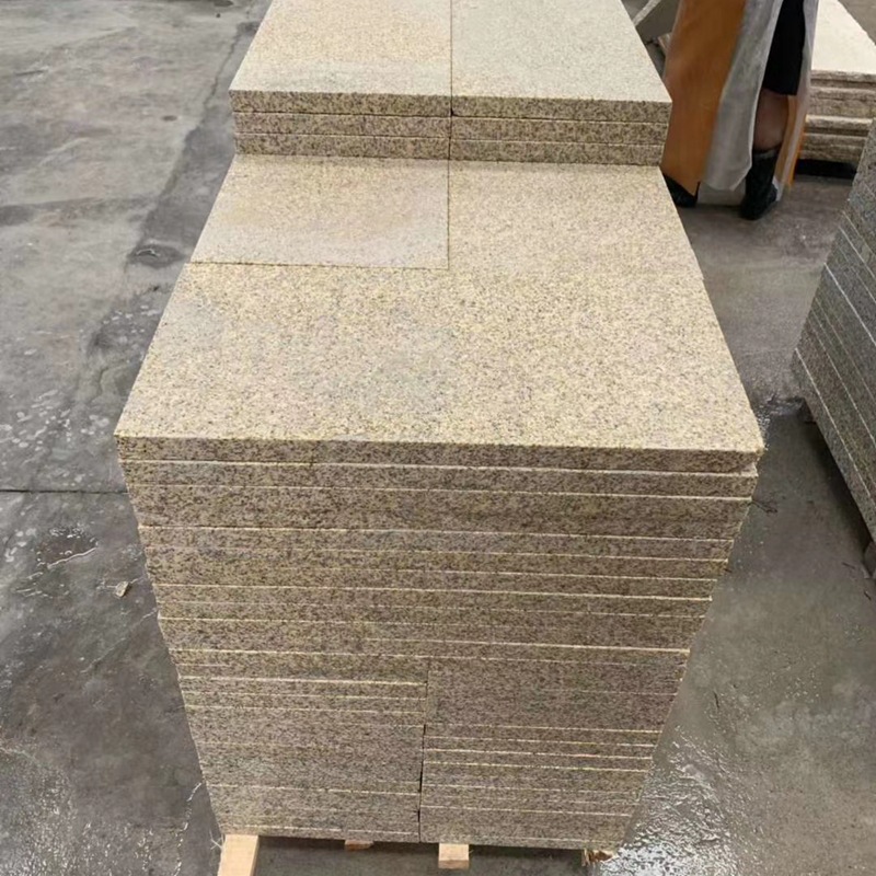 黄金麻石材产地 黄金麻荔枝面 黄金麻花岗岩生产基地现货供应