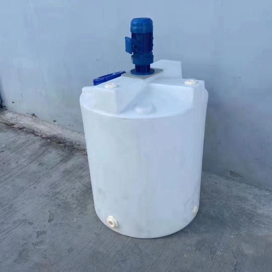 pe搅拌桶塑料带电机絮凝剂加药桶pam溶药罐污水处理药剂加药装置