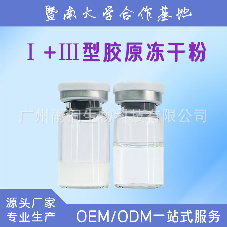 复合胶原蛋白冻干粉暨大三型胶原Ⅰ Ⅲ凹陷填充泪沟太阳穴抬头纹