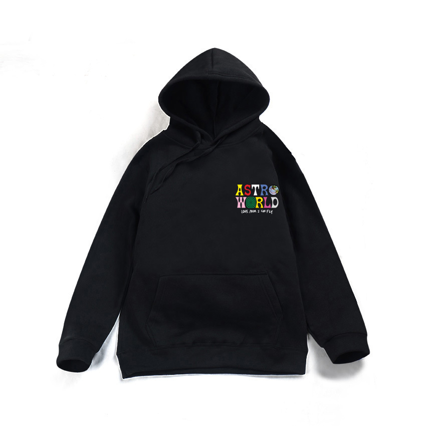 astroworld卫衣,Astroworld travis scottsc astroworld 卫衣印花男女嘻哈look mom i can fly
