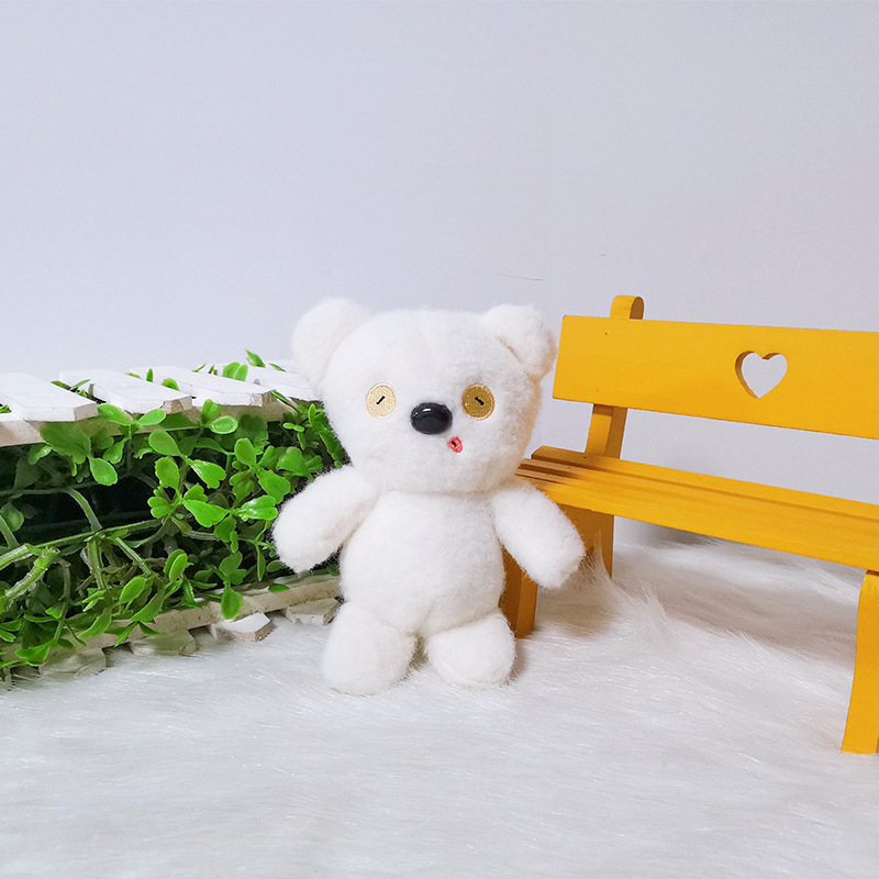 可爱卡通毛绒暖暖熊玩偶娃娃机公仔书包包包配饰挂件钥匙扣玩具