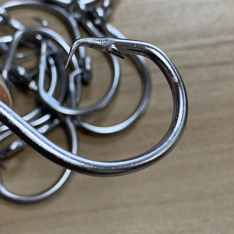 鹰嘴钩金枪鱼钩钩鲨鱼钩大物钩海钓钩不锈钢钩大号鱼钩拖钓钩渔具