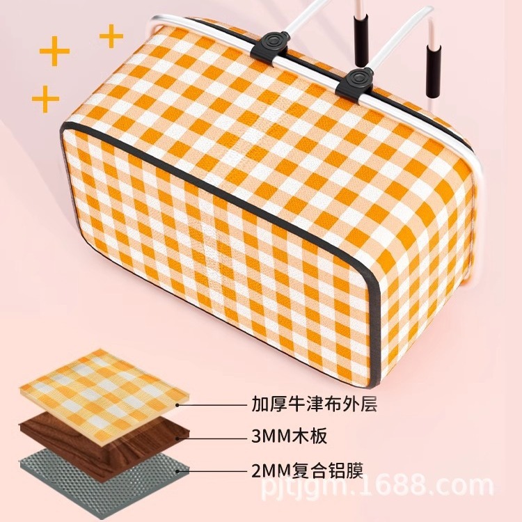 Picnic Basket Picnic Mat Thickened Outdoor Spring Outing Camping Picnic Waterproof Portable Foldable Portable Basket Picnic Cloth