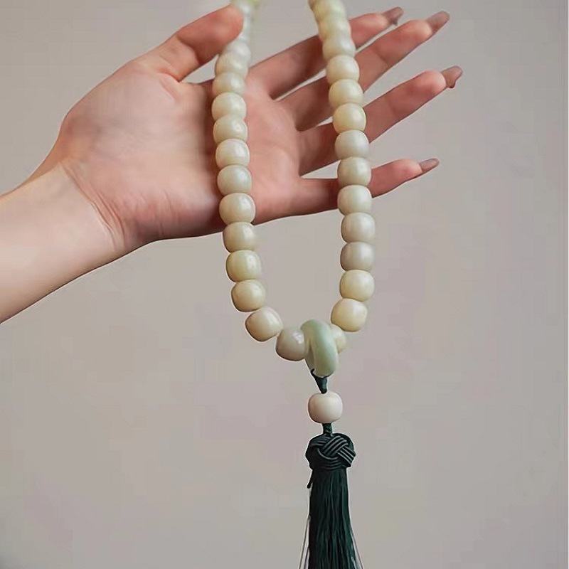 Original Chiang-Nan Misty Rain Bodhi Seeds Bracelet for Women Bodhi Root Crafts Plate Hand-Held Buddha Beads Bracelet for Men Bodhi Seed