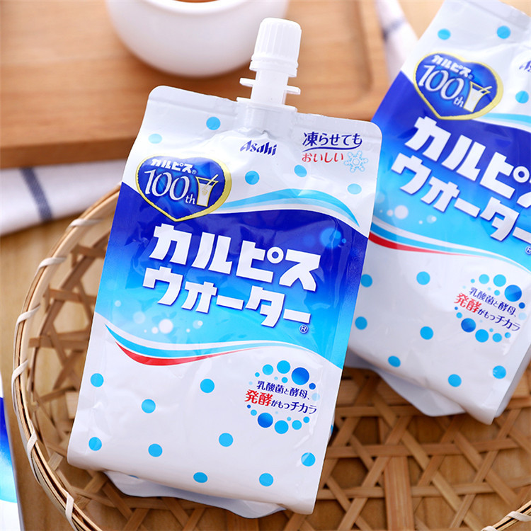 批发日本进口 calpis可尔必思乳酸菌饮料 吸吸饮料袋装300ml*30包