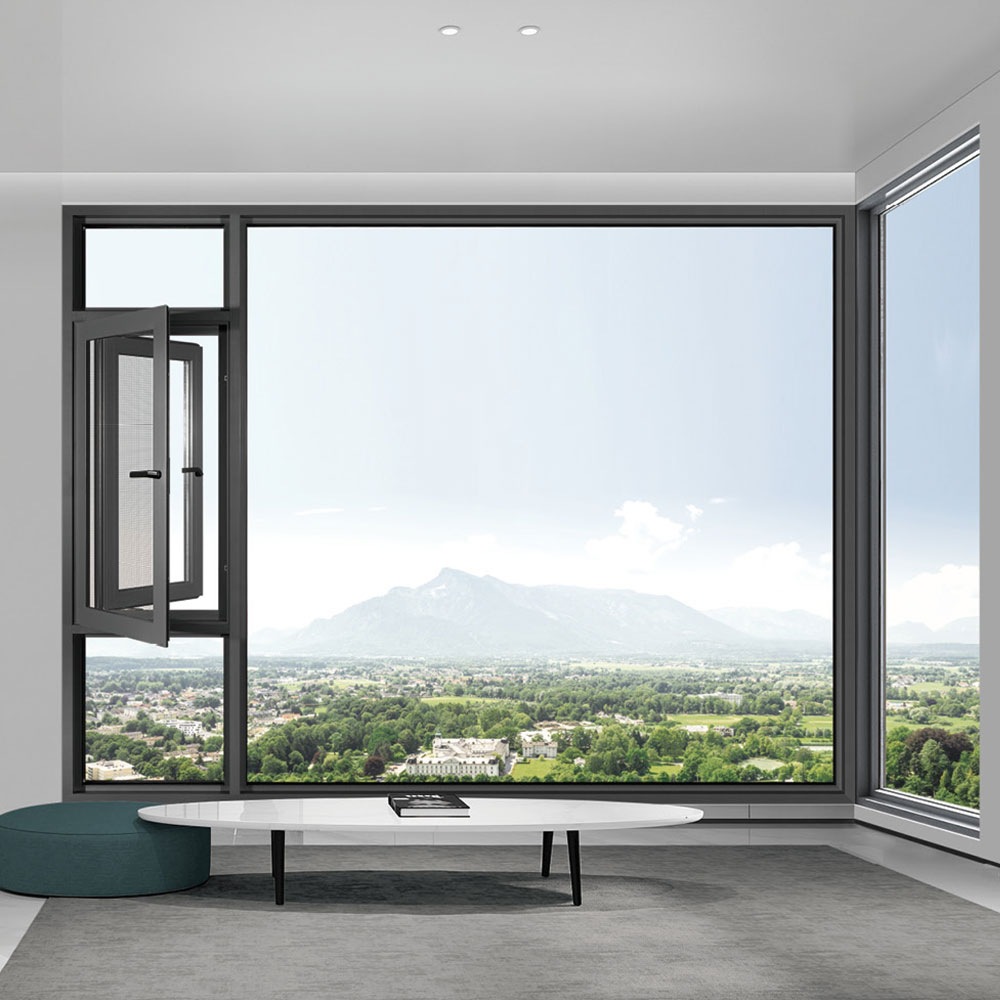 工厂生产断桥铝玻璃门窗家装阳台落地纱窗客厅卧室断桥铝窗订制