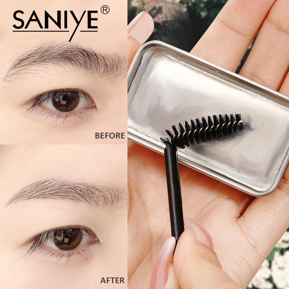 samiye跨境现货眉毛定型胶透明自然野生眉毛定型膏无色眉胶可代发