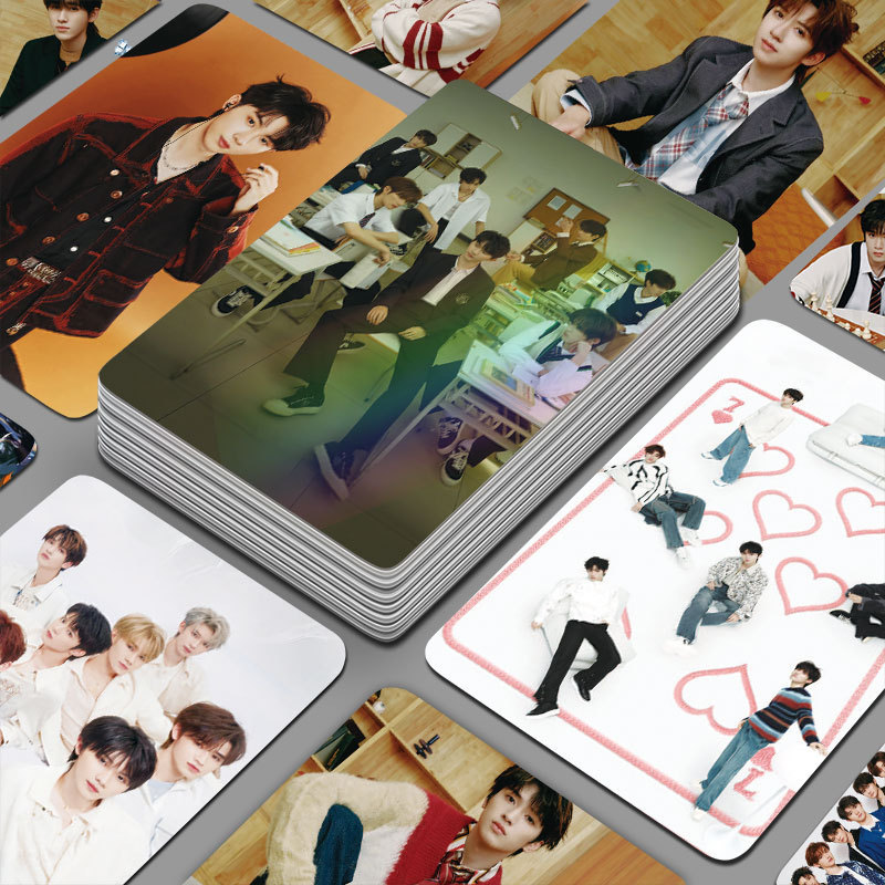 tnt时代少年团55张镭射小卡片不重复盒装马嘉祺宋亚轩周边lomo卡