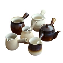 围炉煮茶茶壶一整套烤奶茶壶老式陶土炭炉可干烧陶瓷壶耐高温代发