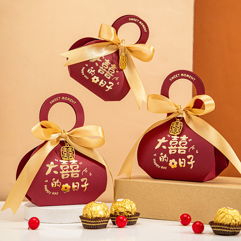 结婚喜糖盒子2022糖盒订婚个性糖果盒包装盒创意欧式婚礼厂家直销