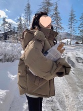 棉服女士冬季2025年新款加厚棉衣外套大码秋冬短款棉袄面包服