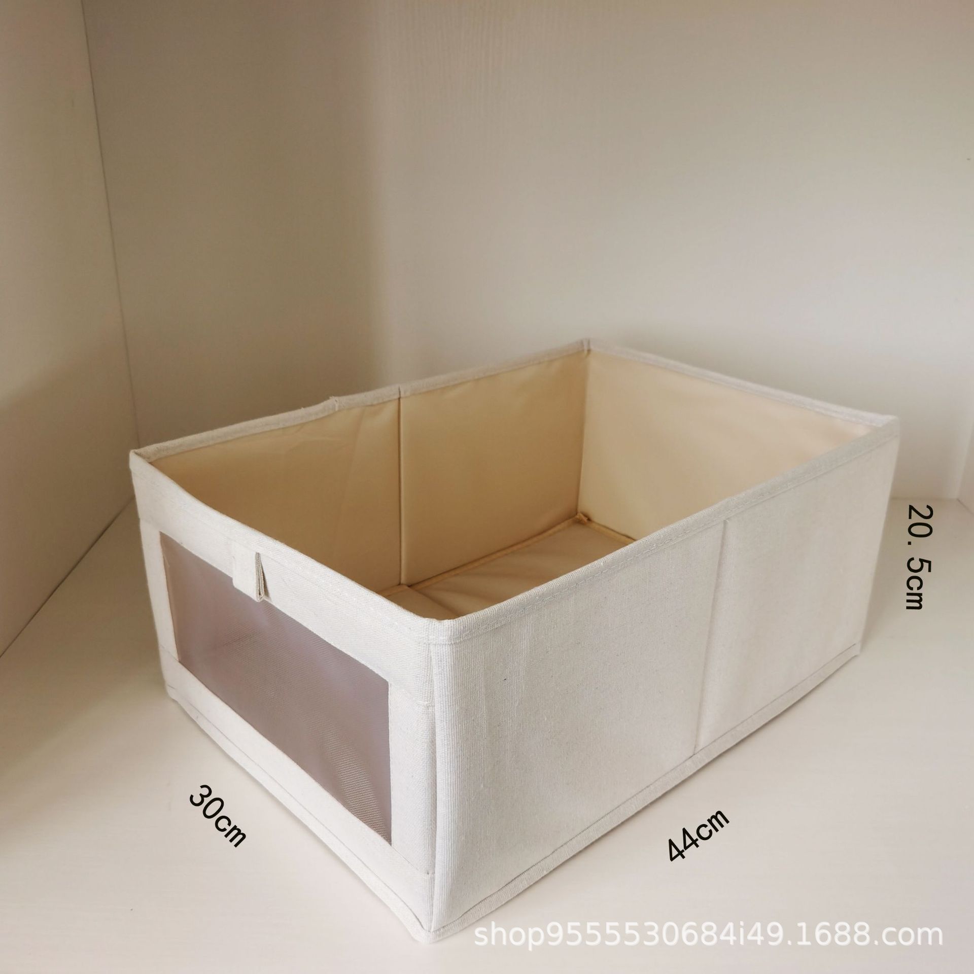 Cloth Wardrobe Visual Window Storage Box Drawer Underwear Clothes Storage Box Household Large Foldable Storage