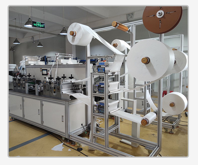 厂家供应全自动一次性一拖一kf94口罩机全自动口罩制造机械设备