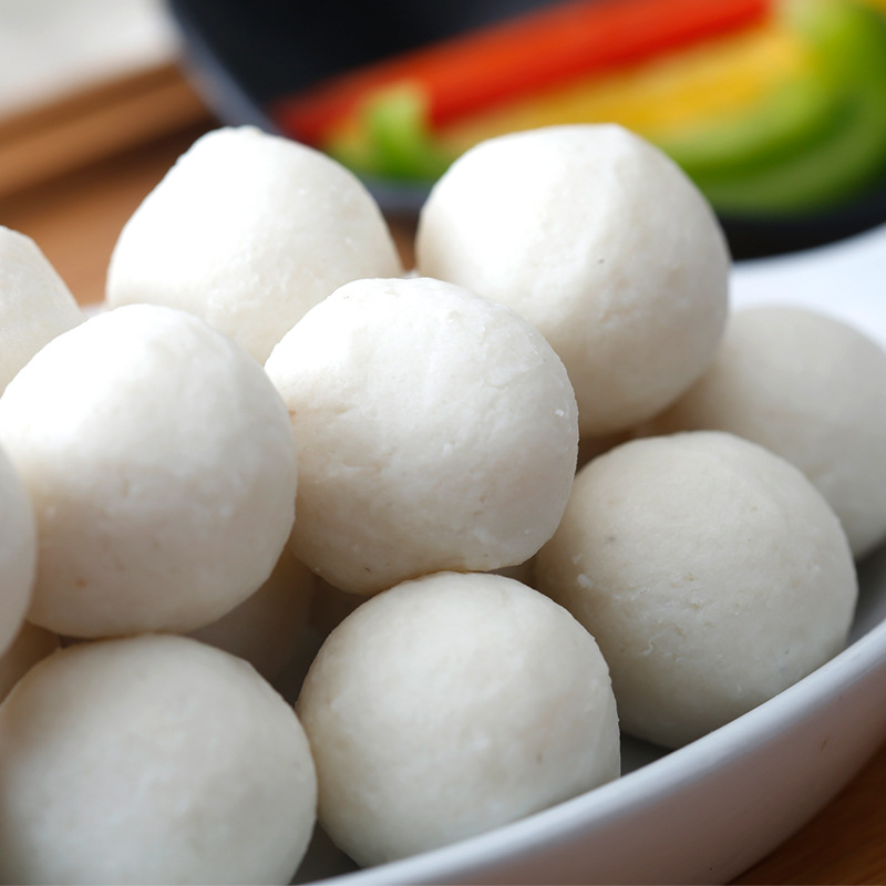 潮汕达濠那哥鱼丸马鲛鱼肉丸关东煮麻辣烫火锅丸子500克