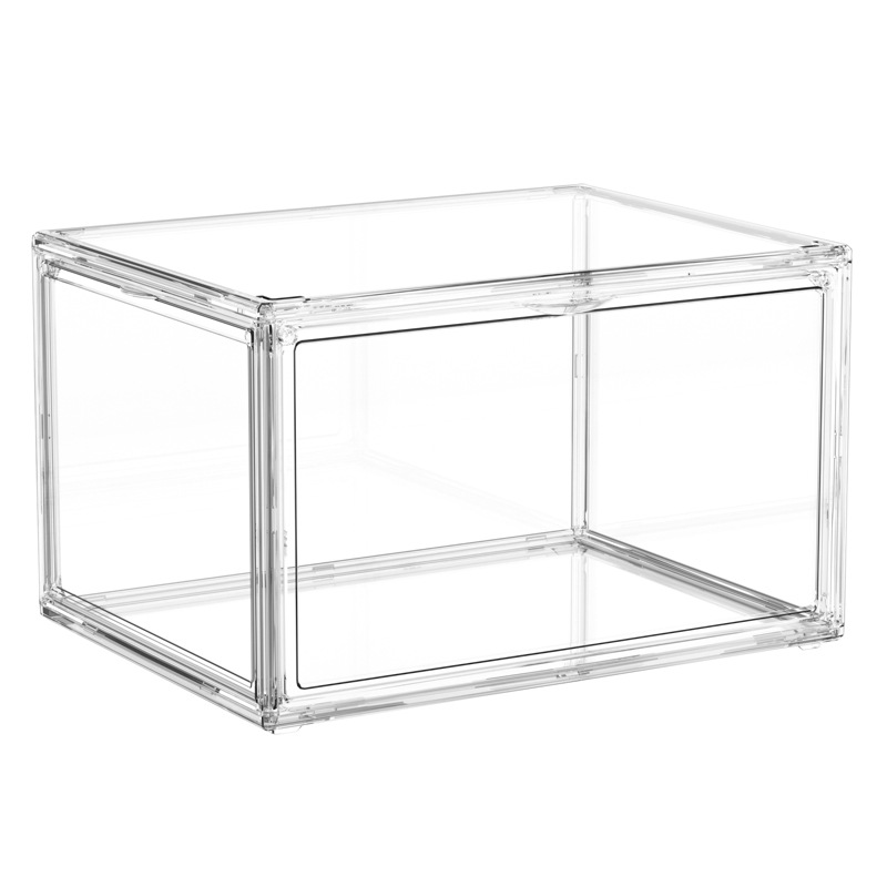 Transparent Stackable Dustproof Household Bag Storage Display Box Assembled High Transparent Collection Hand-Made Storage Cabinet