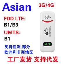 批发B1B3B5车载便携usb无线移动随身wifi网卡插卡4GLTE路由器现货