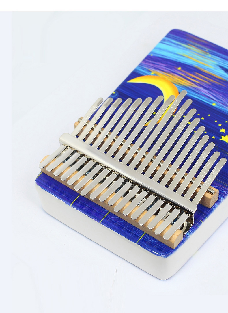 柯锐kerus卡林巴拇指琴kalinba乐器手指琴彩绘17音工厂外贸