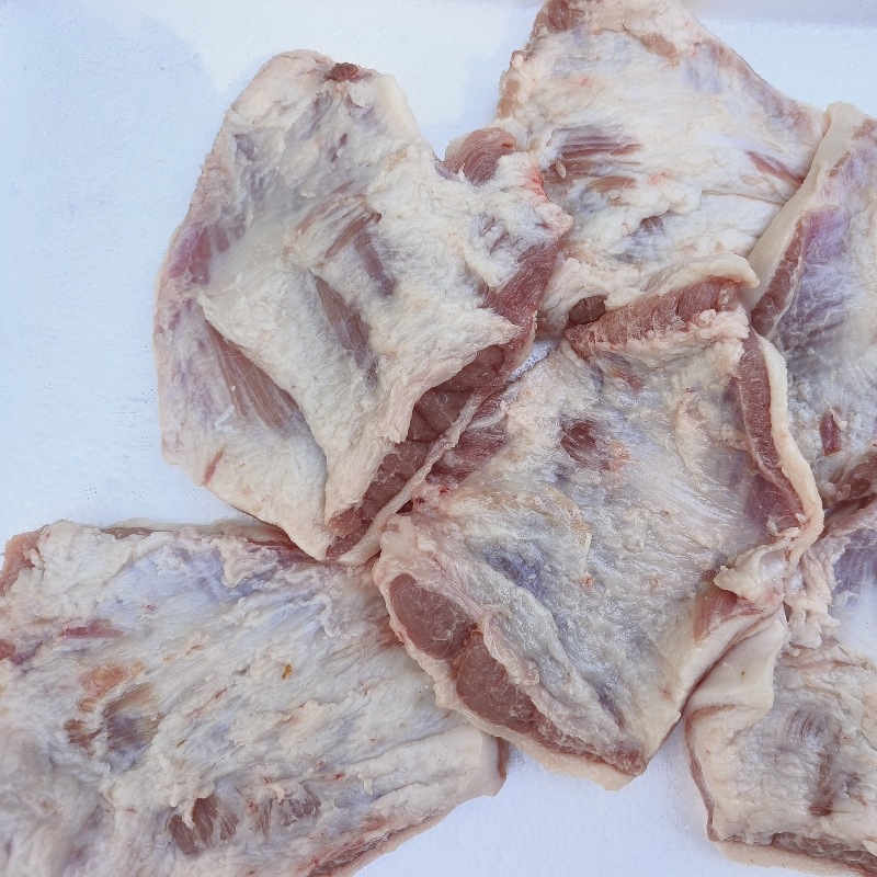 批发生鲜碎猪肉超市品质4肥6瘦火腿肠饺子馅宠物肉干精修猪瘦肉