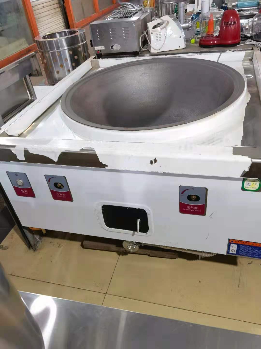 燃气大锅灶行军灶炒灶食堂用炒灶铁锅灶学校用灶大型炉灶电大灶