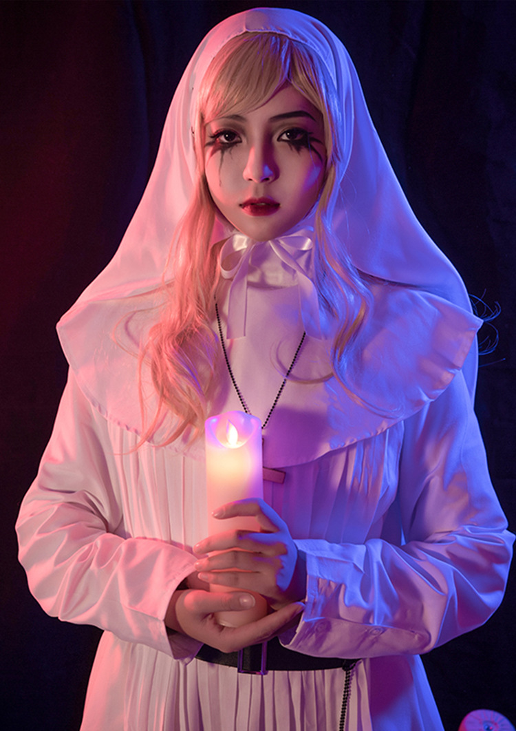 the nun鬼修女服 舞台表演服装大码 修女服 牧师长袍