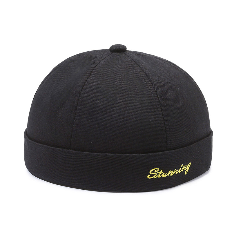 Cross-Border Chinese Landlord Hat Men's Breathable Sun-Proof Brimless Hip Hop Hat Riding Travel Japanese Landlord Hat Fashion Cool