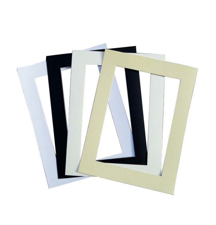 相框内卡纸婚纱加厚影楼内衬纸独立圆形纸相框白纸制作相册画框