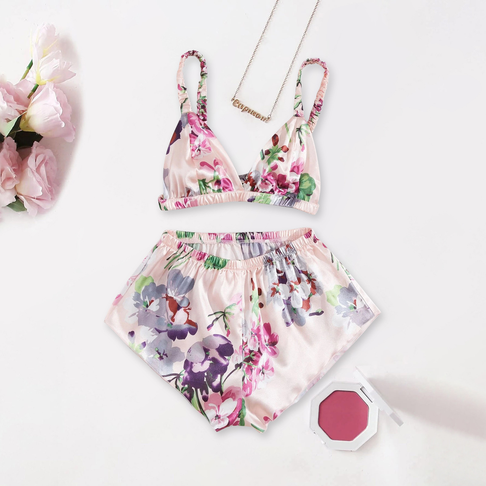 睡衣式内衣图片