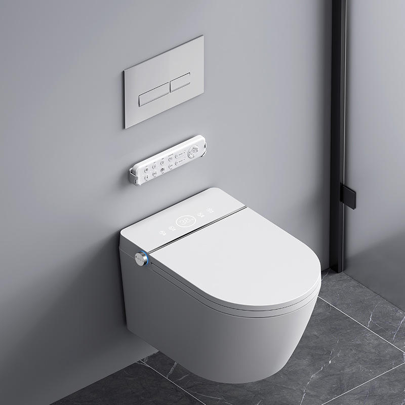 智能壁挂式马桶挂便定制批发家用酒店工程装修遥控即热超漩坐便器