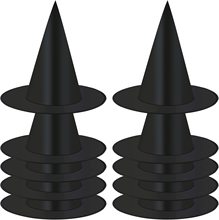 万圣节女巫婆帽子哈利波特黑色尖顶巫师魔法师跨境装饰头饰道具