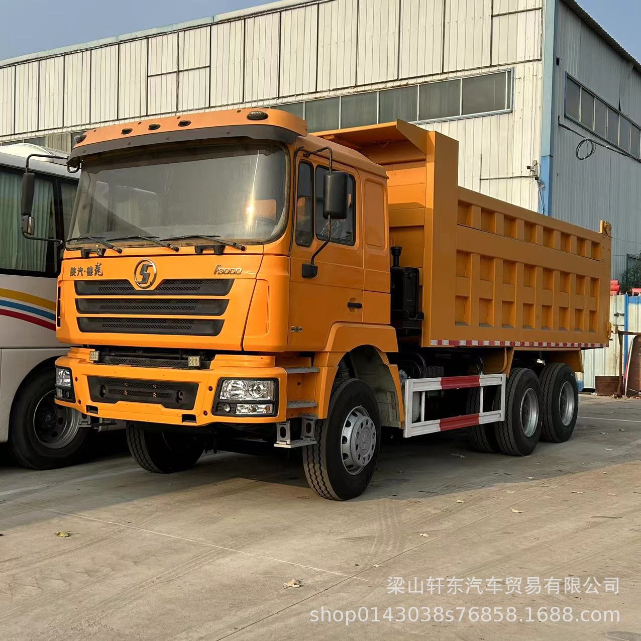 工厂出口6x4陕汽f3000自卸车二手shacman砂石料运输翻斗车渣土车