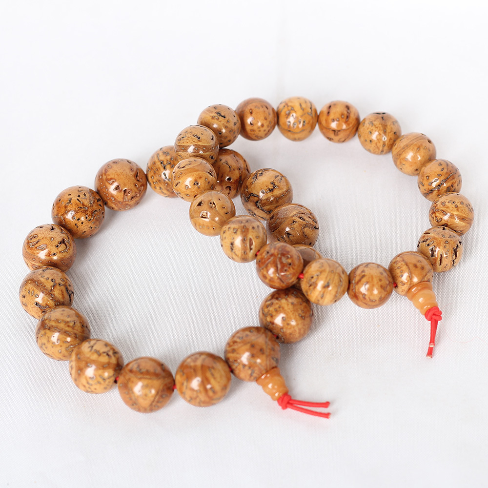 印尼龙眼菩提子手链精抛圆珠原籽108颗 文玩佛珠念珠饰品批发